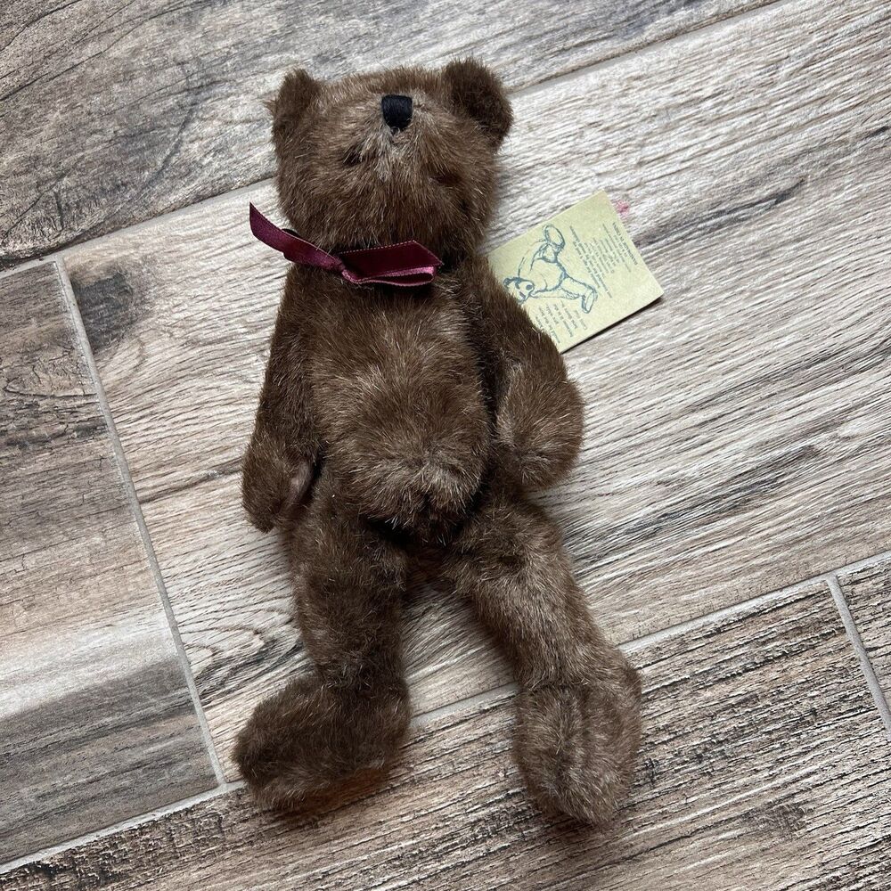 Vintage Boyds Bears J B Bean Series Plush Brown Teddy Bear 1985 - 1995 W/Tag NEW